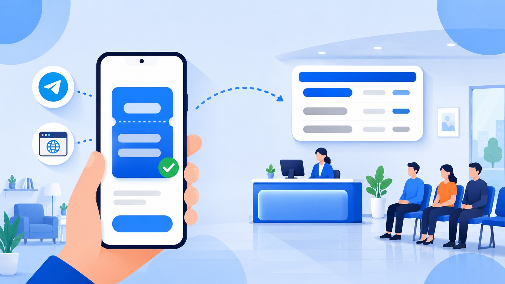 Reservasi Antrian Online: Ambil Nomor dari HP Lewat Web & Telegram