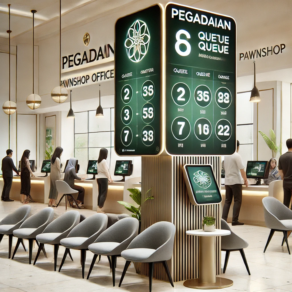 Antrian Untuk Kantor Pegadaian